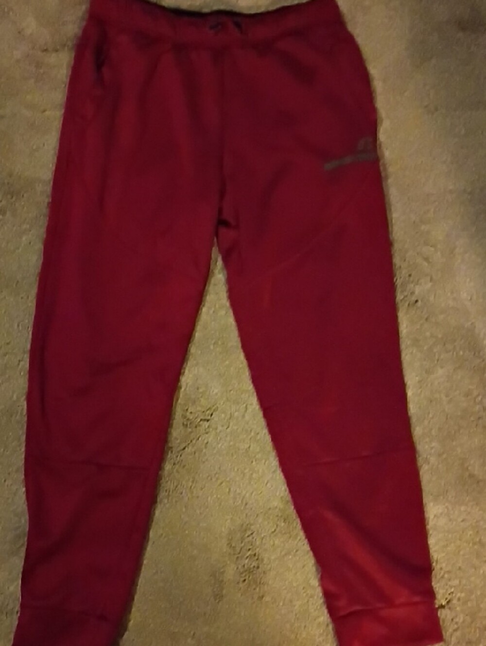 Russell Athletic Maroon Kids Joggers with Logo